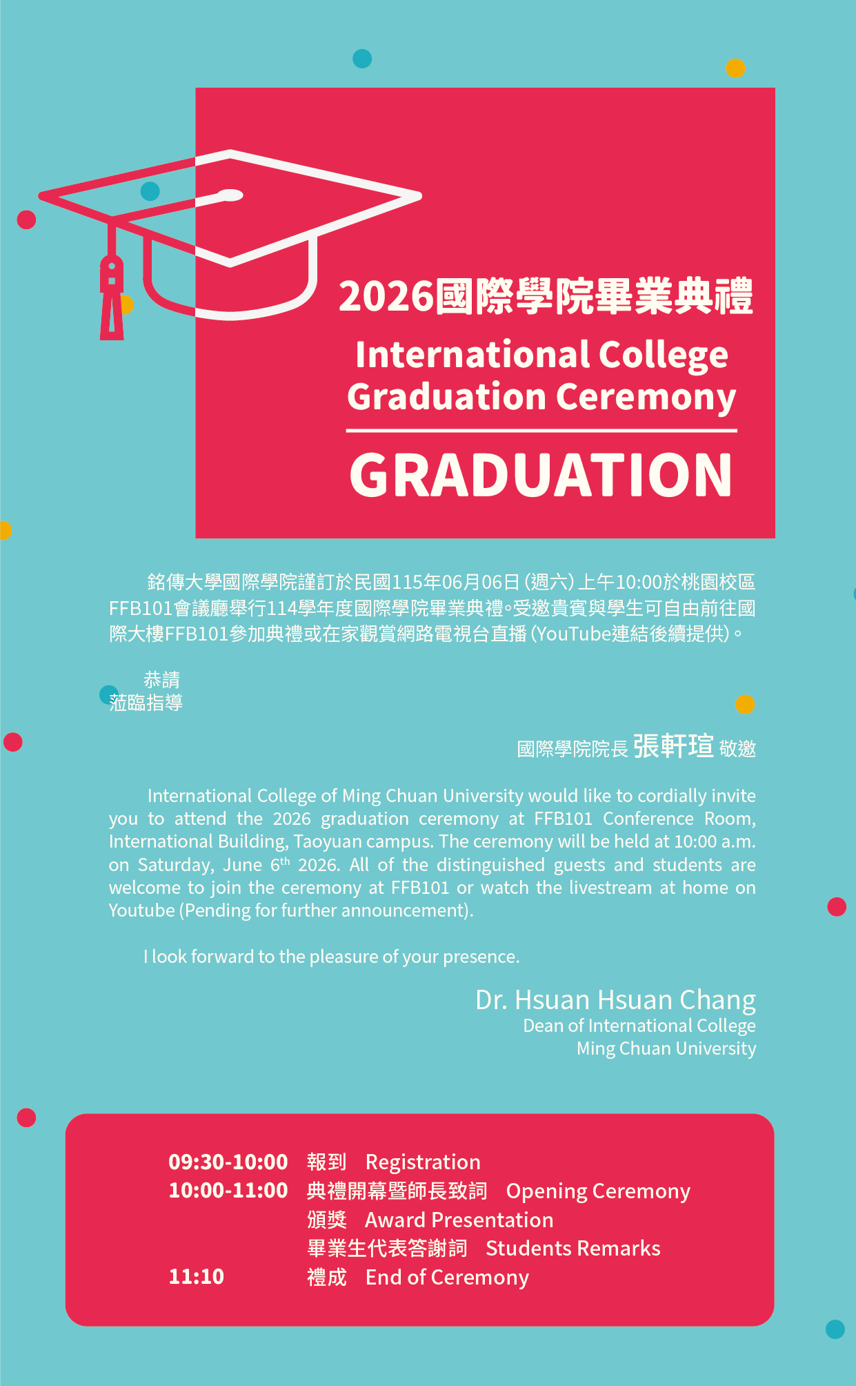 Featured image for “🎓 International College Graduation Ceremony 2026”